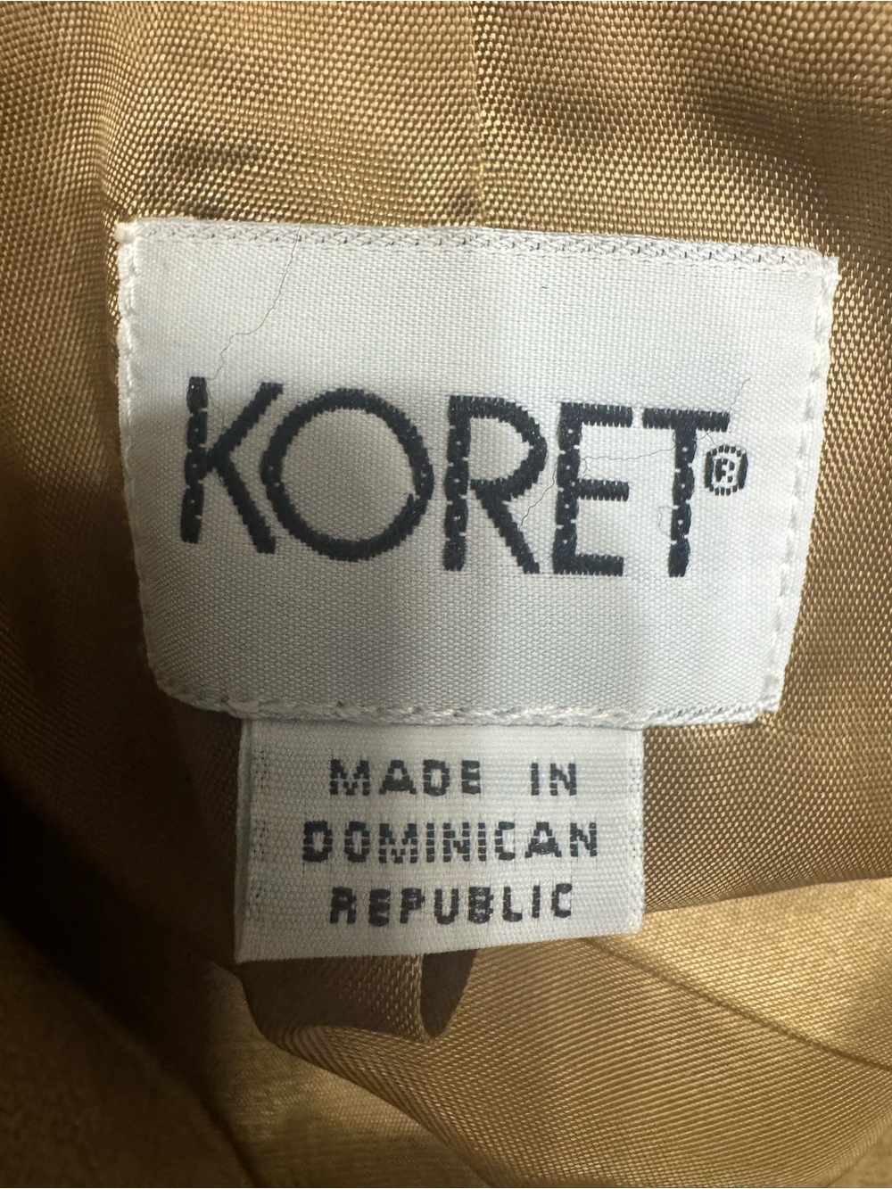 Koret Camel Tan Wool Blend Blazer Jacket - Picture 8 of 8